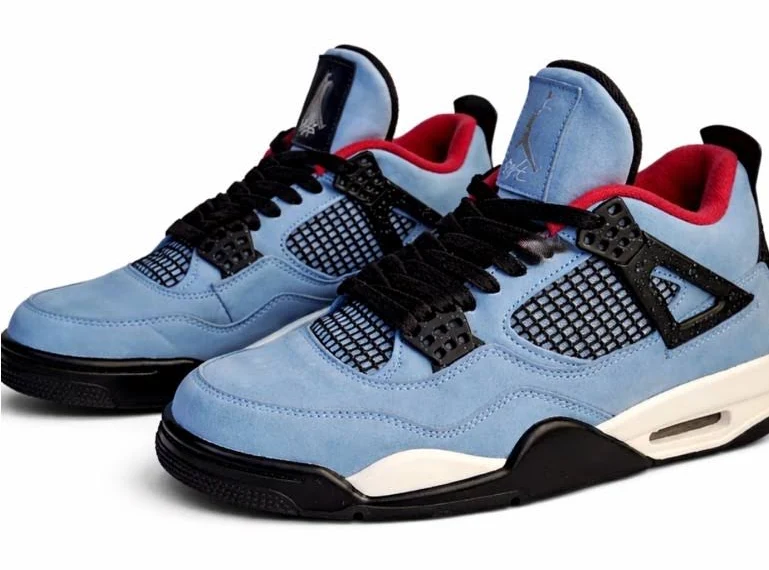 Jordan Shoes | Jordan Retro 4 Low Blue Black Red | Color: Black/Blue | Size: 7.5 | Koolklothing's Closet
