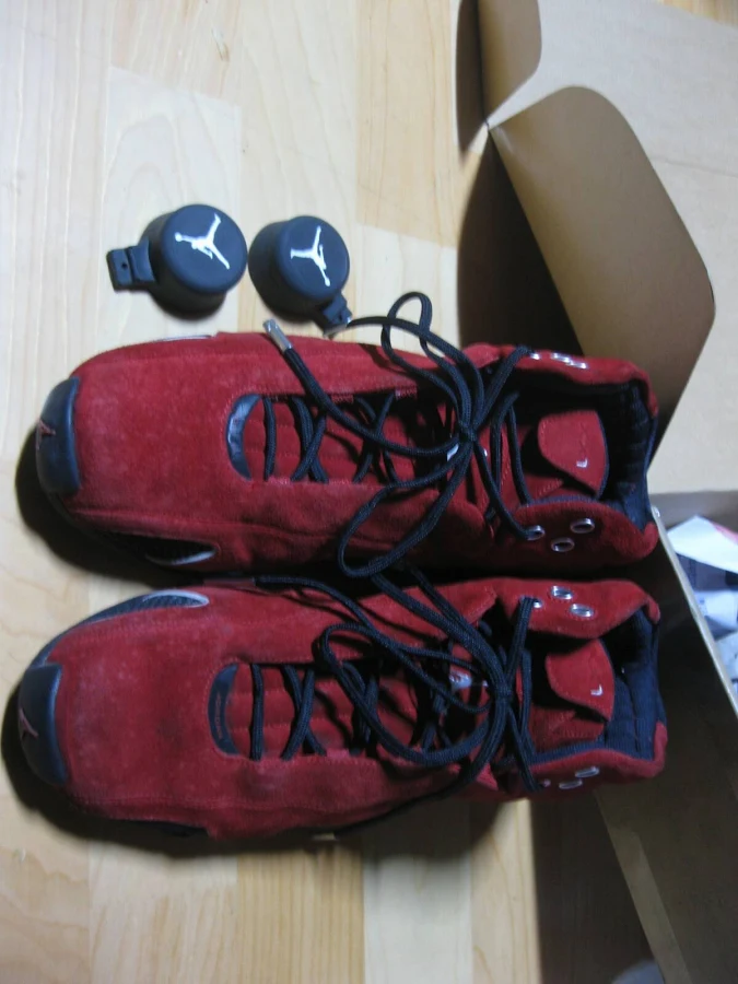 Nike Jordan 21 Red Suede Sz 10.5