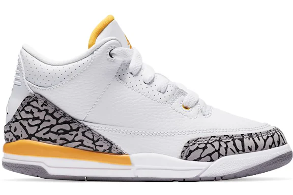 Jordan 3 Retro Laser Anaranjado (para preescolares)