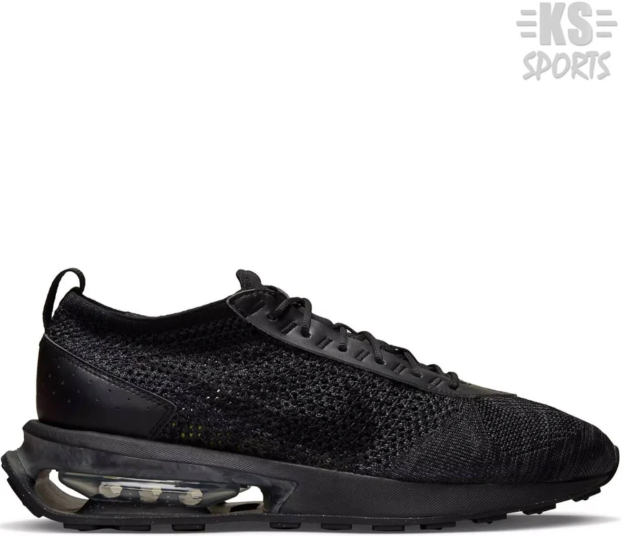 Nike Air Max Flyknit Racer 'triple Black' Men's Athletic Shoes