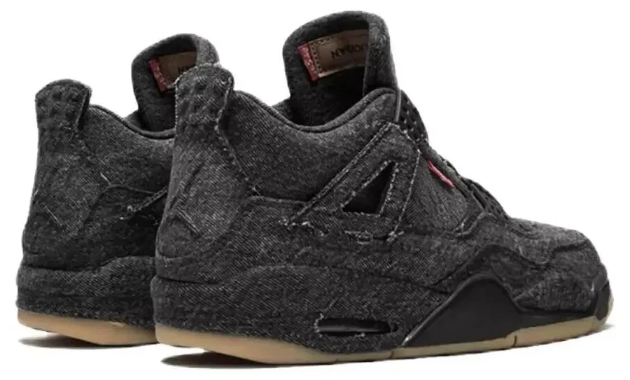 Nike × Levi's Air Jordan 4 Black Denim AO2571-001 Men's US4-14