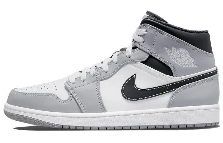 Air Jordan 1 Mid Light Smoke Grey 554724-078