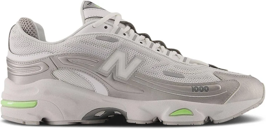 New Balance 1000 'Silver Metallic Mint Flash' | Men's Size 14