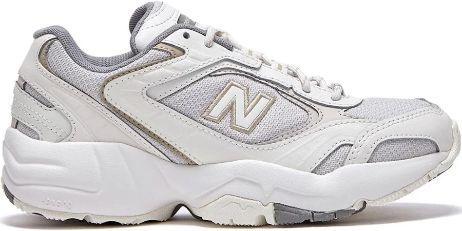 adult New Balance WX452 Trainers white/black/team red