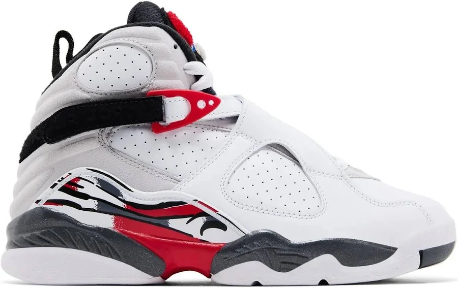 Nike Air Jordan 8 Retro White True Red (2025) 305368-100 Gs