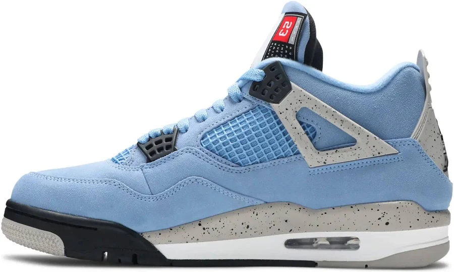 Jordan 4 Retro 'University Blue', M5/W6.5