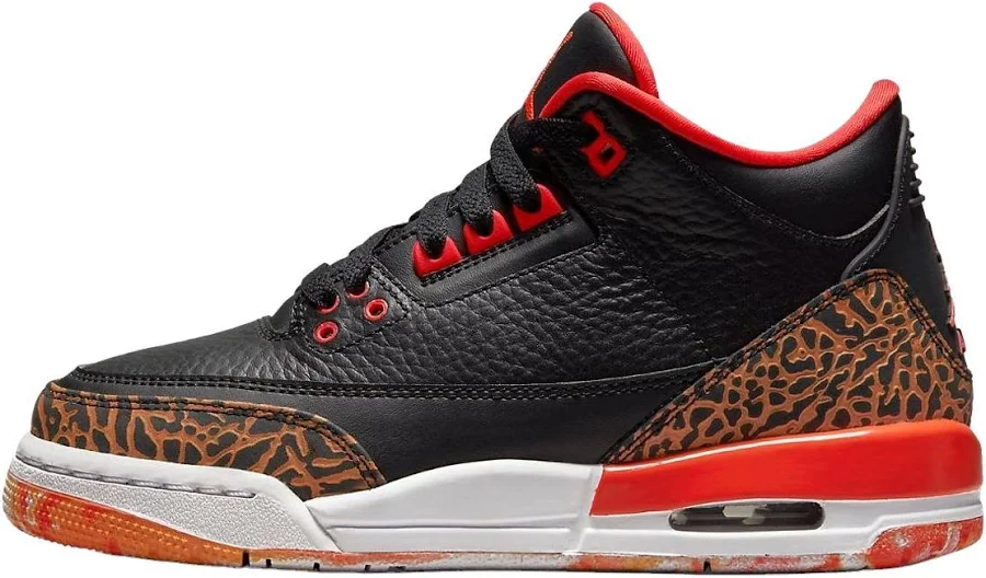 Jordan 3 Retro 'kumquat - Black/orange/red