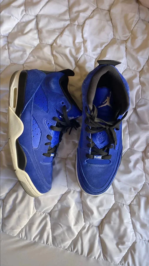 Jordan 4 low son of mars hyper royal blue size 10.5M1