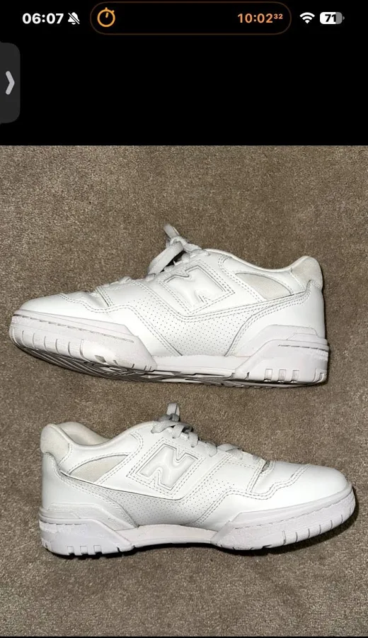 Balance 550 Triple White Size 8m/9.5w