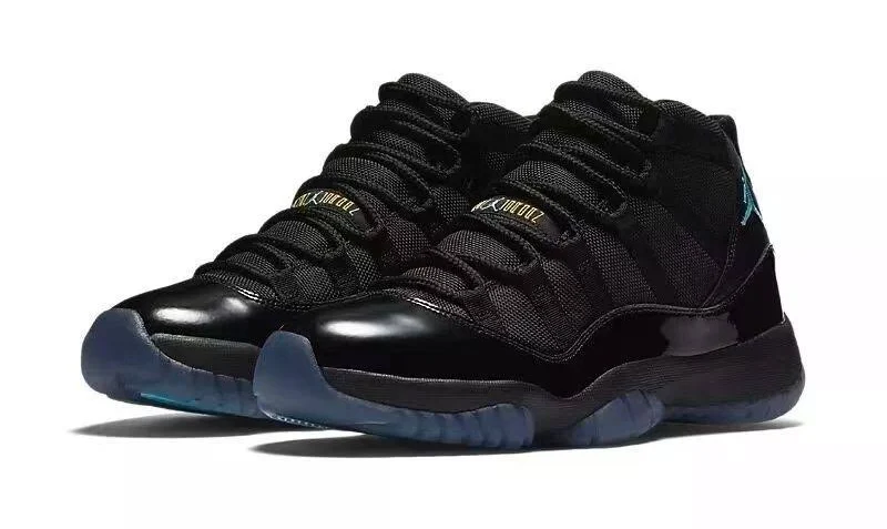 Nike Air Jordan 11 Retro Gamma Black And Blue Men's Basketball Shoes