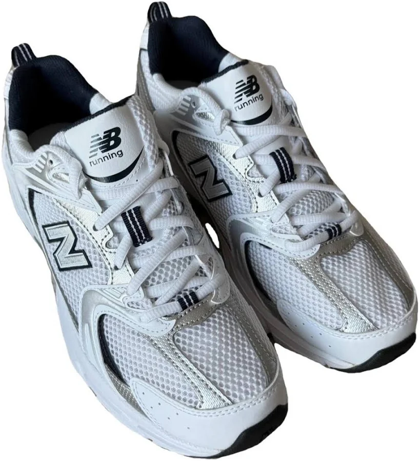 New Balance 530 Leather Trainers White Silver Size 38.5 EU