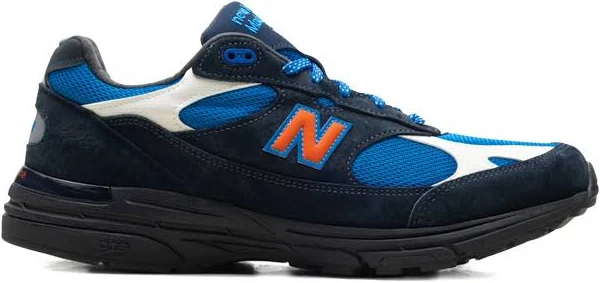 New Balance - x Kith panelled sneakers - men - Suede/Mesh/Calf Leather/Fabric/Rubber - 8.5 - Blue