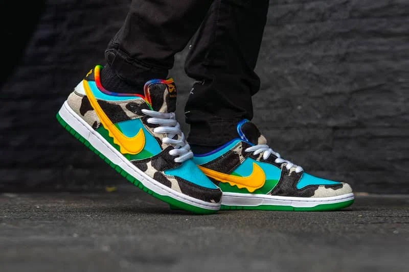 Air Jordan Nike Dunk Sb Ben Jerry's Ben Jerry's X Nike SB Dunk Low "Chunky Dunky" On-Foot Look