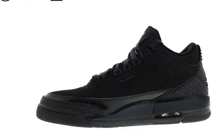 Size 10.5 - Jordan 3 Retro Black Cat 2007