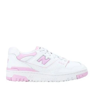 New Balance 550 Woman Sneakers White Size 10 Soft Leather, Textile fibers