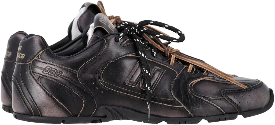 New Balance x Miu Miu 530 Sl Leather Sneakers