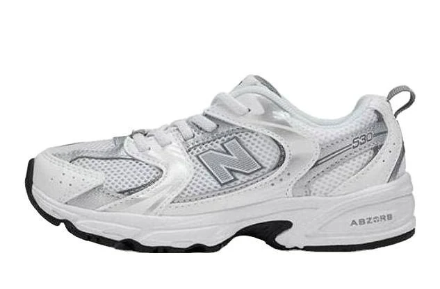 New Balance 530 "white Silver Metallic - Gray/white