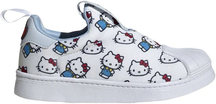 Hello Kitty x adidas Superstar 360 C 'White Allover Print' | Kid's Size 2