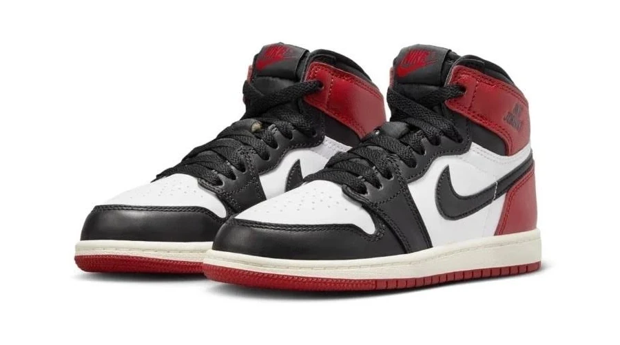 Nike Air Jordan 1 Retro High Og Black Toe Reimagined (ps) Fd1412-106