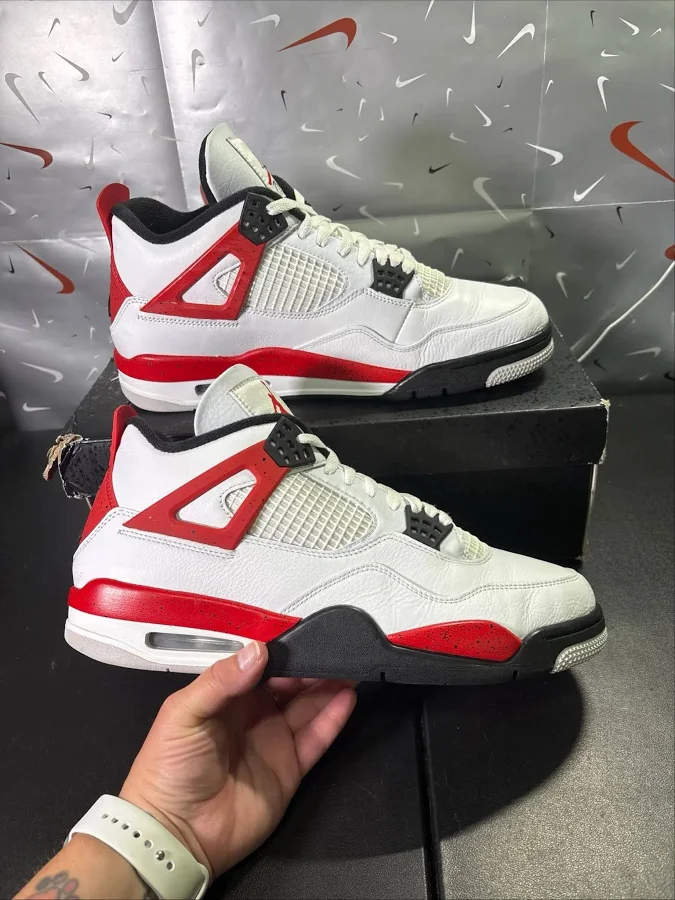 6- Size 12 - Air Jordan 4 Retro Red Cement DH6927 1611