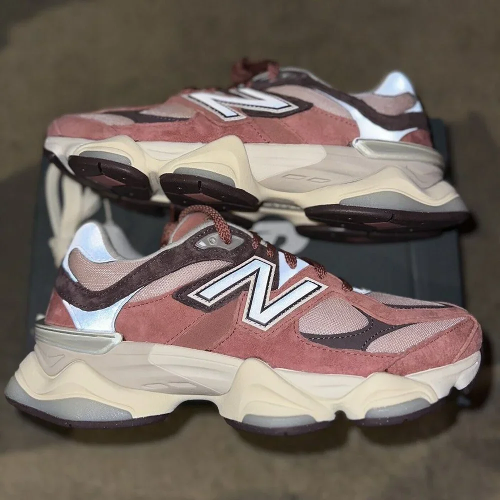 New Balance 9060 Cherry Blossom Mineral Red Mens Size 8 Brand New 100% Authentic