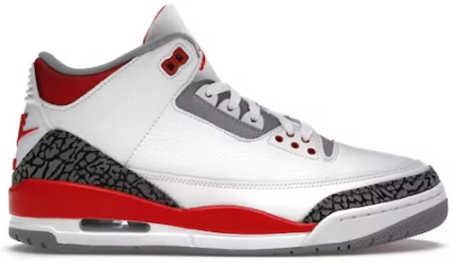 Nike Air Jordan 3 Retro Fire Red (Mens)