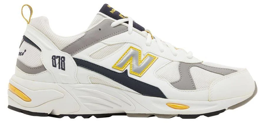 New Balance 878 'White Yellow Black Grey' | Men's Size 9.5