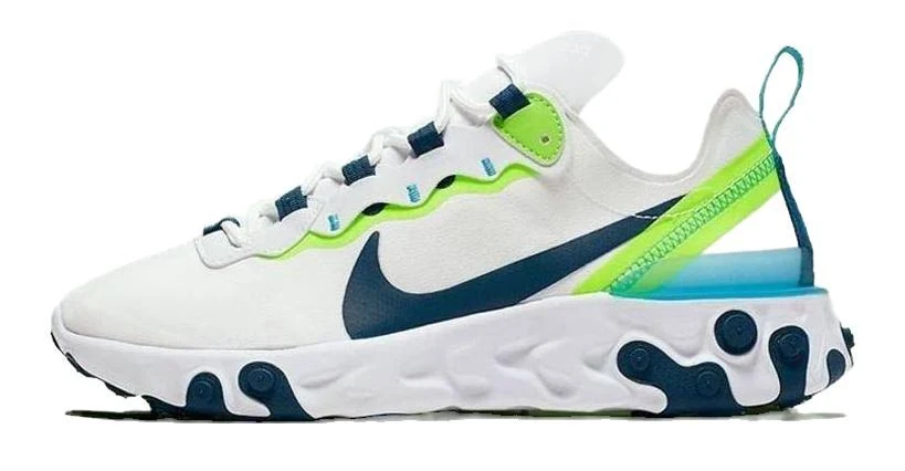 Nike React Element 55 Women Sneakers - Navy Blue/green