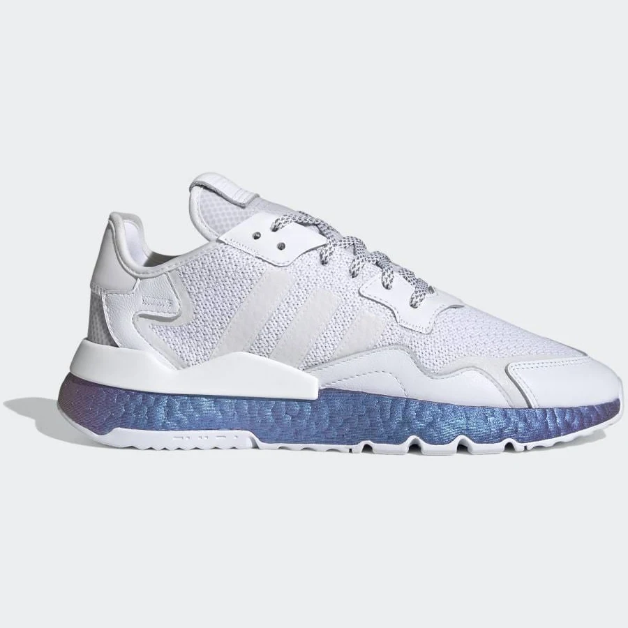 adidas Nite Jogger Shoes White Mens
