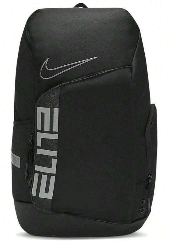 Nike Nike Elite Pro 32L Basketball Backpack Black Metallic Cool Grey Sports Outdoor Bag