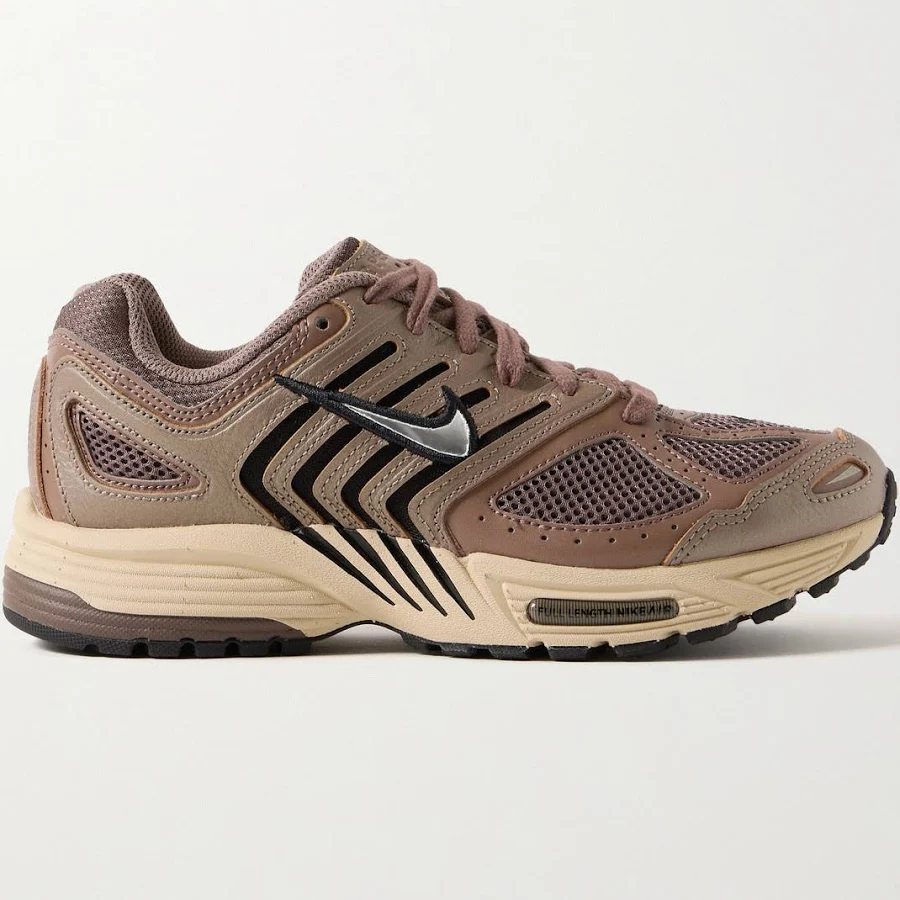 Nike Air Pegasus 2005 C.O.R. Leather And Mesh Sneakers - Women - Mushroom Sneakers - US6.5