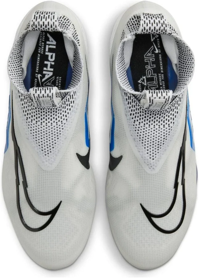 Nike Alpha Menace Elite 3 Athletic Cleats - White/game Royal/racer Blue