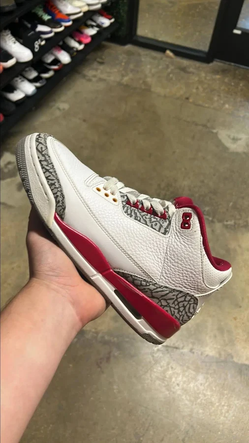 Jordan 3 Cardinal Size 8M1