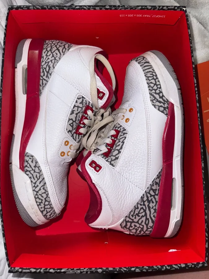Air Jordan 3 Retro Gs “cardinal Red”