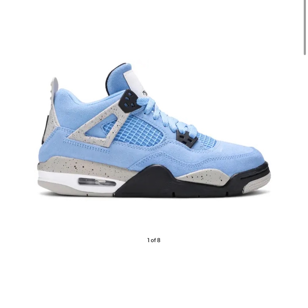 Nike 2021 Air Jordan 4 Retro GS 'University Blue'