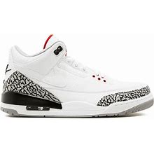 Nike Women's Air 3 Retro Jth Nrg Cement" Sneakers - White - Low-Top Sneakers - 9.5