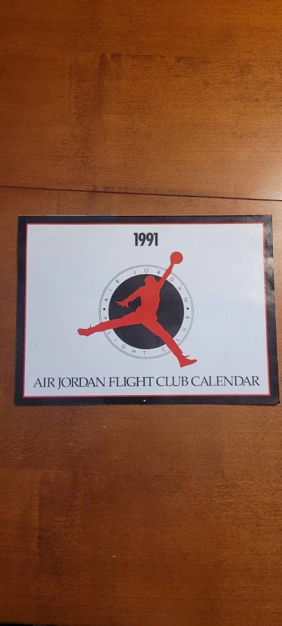 Michael Jordan 1991 "air Jordan Flight Club" Calendar Chicago Bulls
