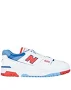 New Balance 550 Man Sneakers White Size 10.5 Soft Leather, Textile fibers