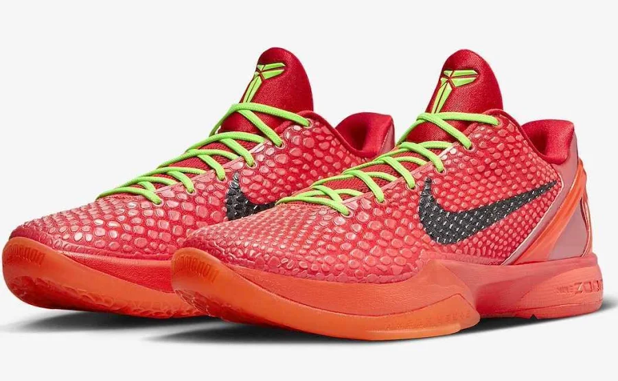Fv4921-600 Nike Kobe 6 Protro Reverse Grinch (men's)