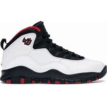 Jordan Men's White/Black/True Red 10 Retro Double Nickel Sneakers In
