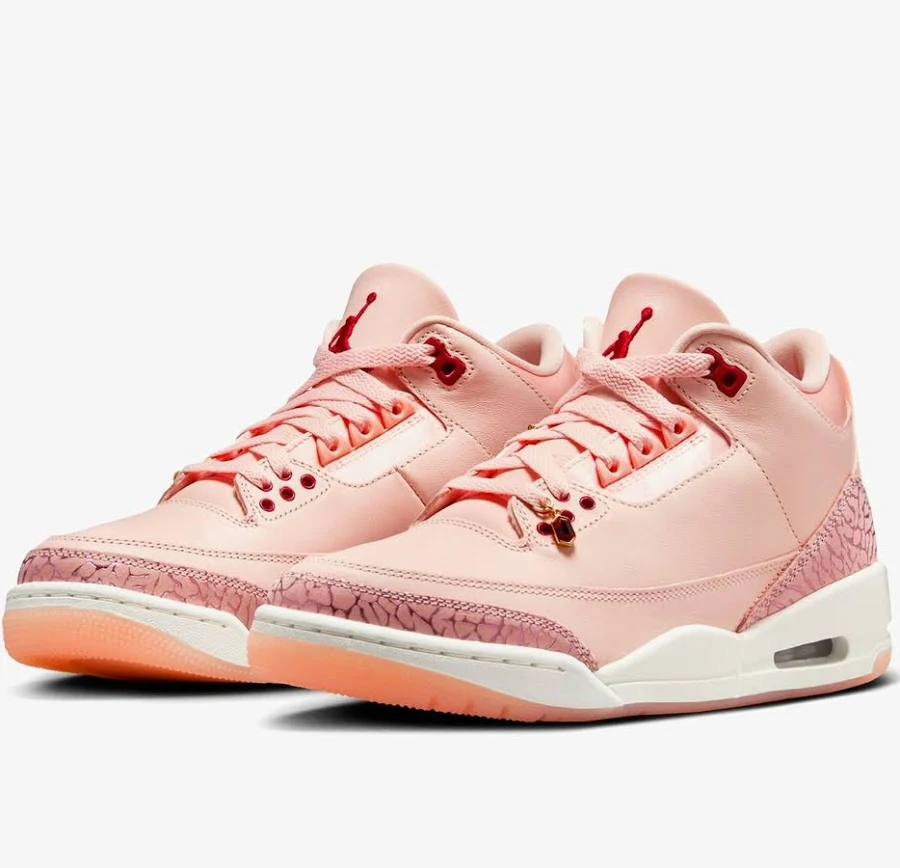Hj0178-600 Nike Air Jordan 3 Retro Treat Yourself Washed Coral