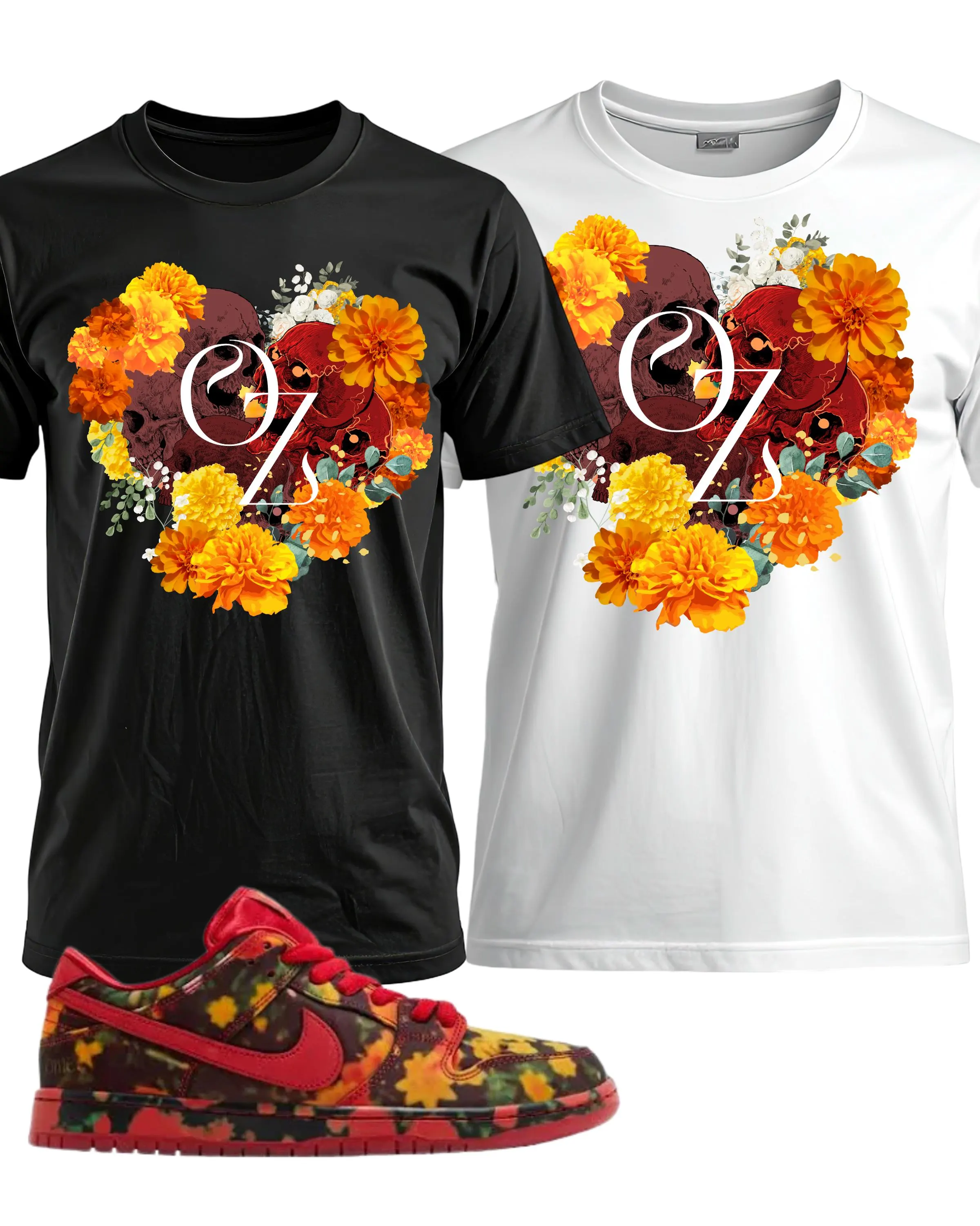 Wizards of OZ X Nike SB Dunk Low Sneaker match tee sneakertees sneaker matching tee