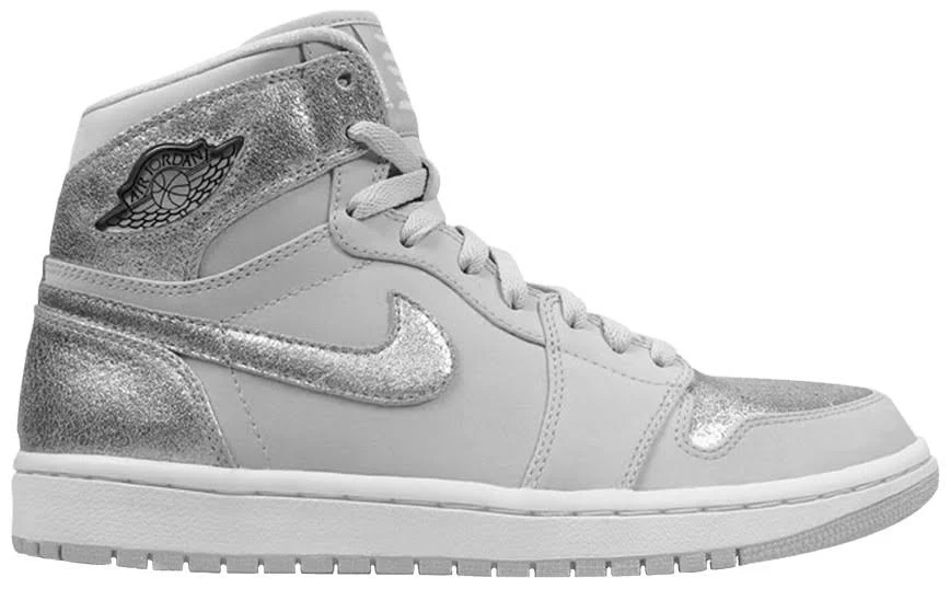 Air Jordan 1 Retro Hi Silver Size 13 25th Anniversary 396009-001 Brand