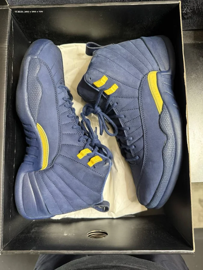 Air Jordan 12 Retro Michigan NRG Wolverines 2018 Men's