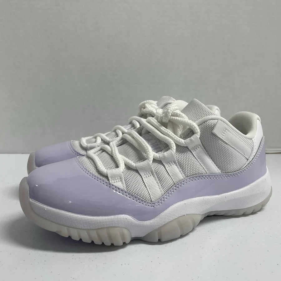 Jordan Shoes | Air Jordan 11 Retro Low Pure Violet Ah7860 101 Size 6 Women White Light Purple | Color: Purple/White | Size: 6 | Cands_Sneakers's