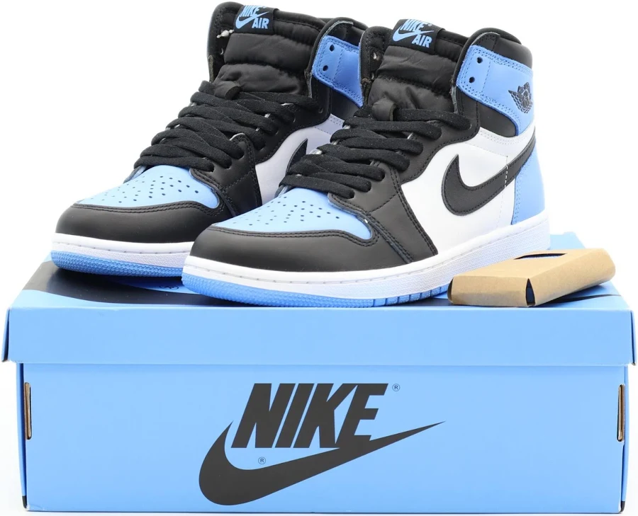 Dz5485-400 Nike Air Jordan 1 Retro High Og University Blue Unc Toe