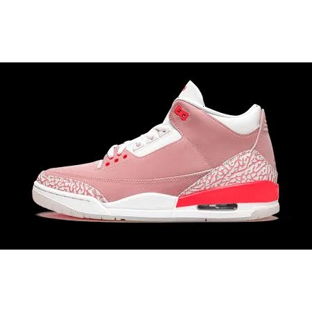 Jordan Womens AIR Jordan 3 Womens Rust Pink Ck9246 600 Ck9246 600 from Stadium Goods, Women's, Size: 6.5, White