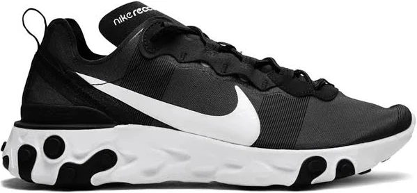 Nike - React Element 55 "Black/White" sneakers - unisex - Suede - 11