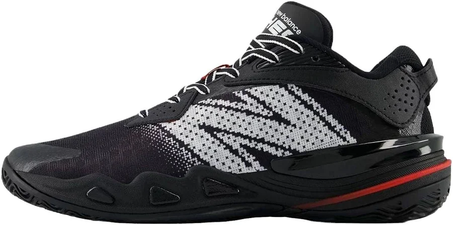 New Balance Hesi Low V2 Athletic Men Sneakers - Black/white/team Red