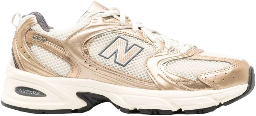 New Balance 530 Metallic Low-top Women Sneakers - Gold